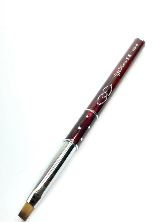 Gel Brush #8 - 100% Kolinsky Professional Gel Brush - CM Nails & Beauty Supply