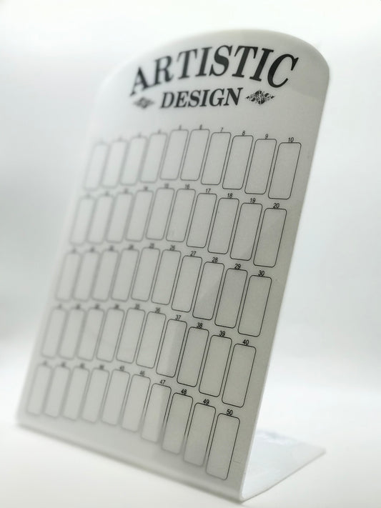 Colour Chart | Artistic Designs | hold 50 Tips |. - CM Nails & Beauty Supply