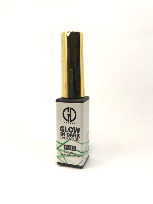 Nail Art Gel Liner | Glow in The Dark | GND Canada 10 | 0.27 Oz - CM Nails & Beauty Supply