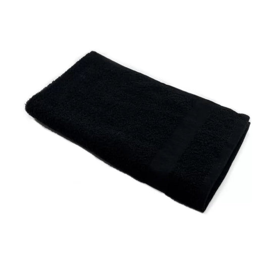 Pedicure & Hair Towel | Black Colour 16”x 26”| Dozen | - CM Nails & Beauty Supply