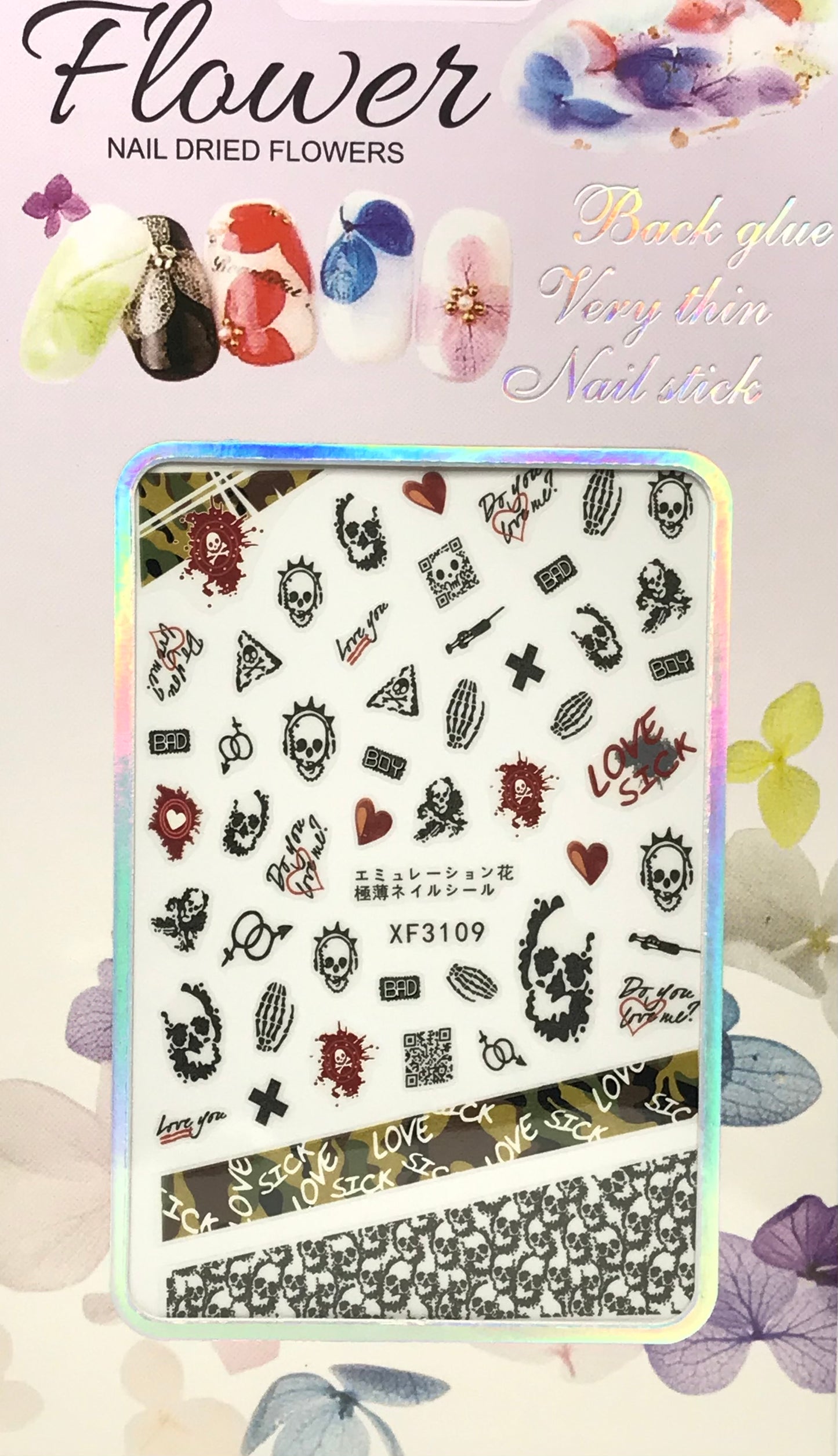 Halloween Nails Stickers # XF 3109 - CM Nails & Beauty Supply