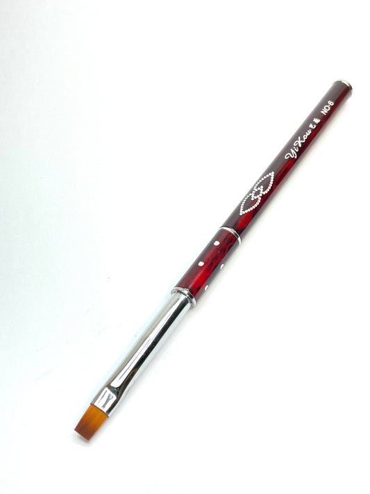 Gel Brush #6 (100% Pure Kolinsky Professional gel brush) - CM Nails & Beauty Supply