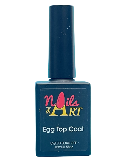 Nails & Art - Gel Polish | Egg Top Coat - CM Nails & Beauty Supply