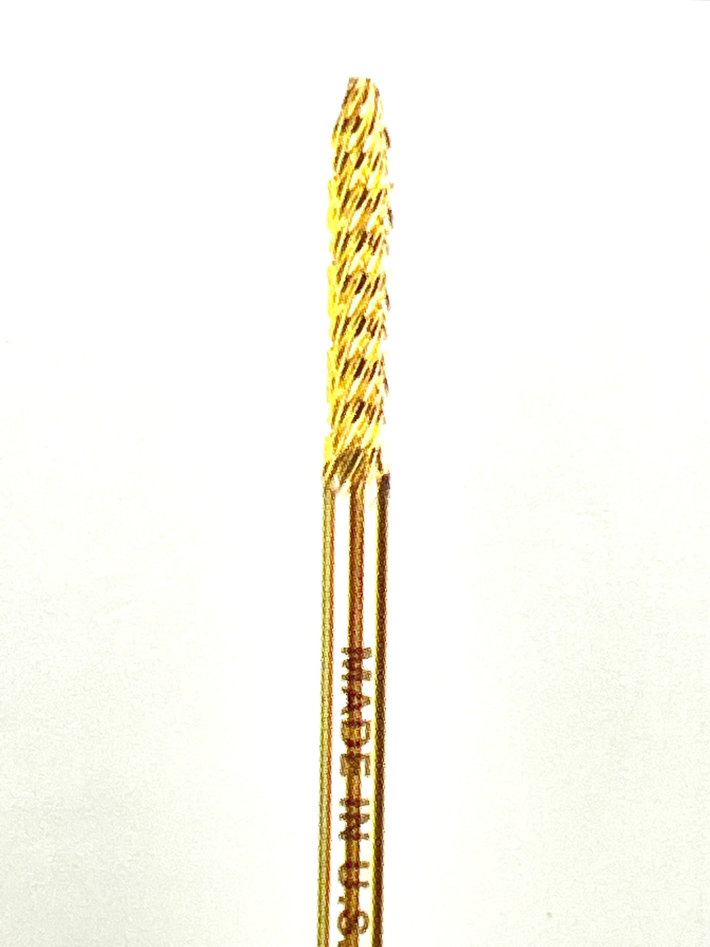 Cuticle Under Nail Bits | Gold & Silver | Made in USA 3/32 - CM Nails & Beauty Supply