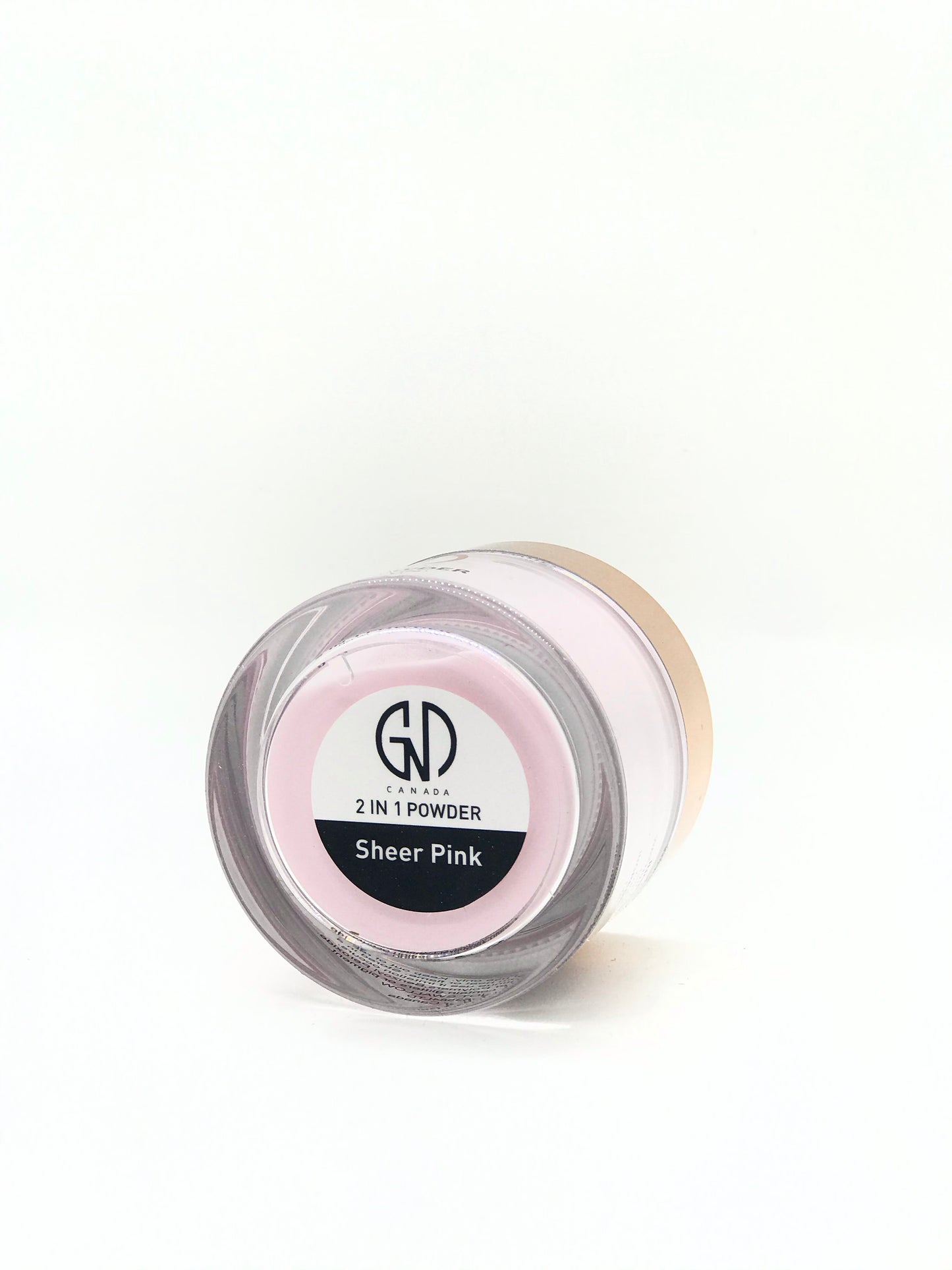 Pink Sheer Acrylic Powder | 2-In-1 | GND Canada | 2. Oz - CM Nails & Beauty Supply