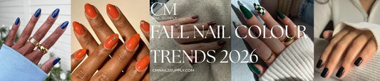 Fall nail color trends 2026 featuring deep espresso and black cherry gel polish swatches
