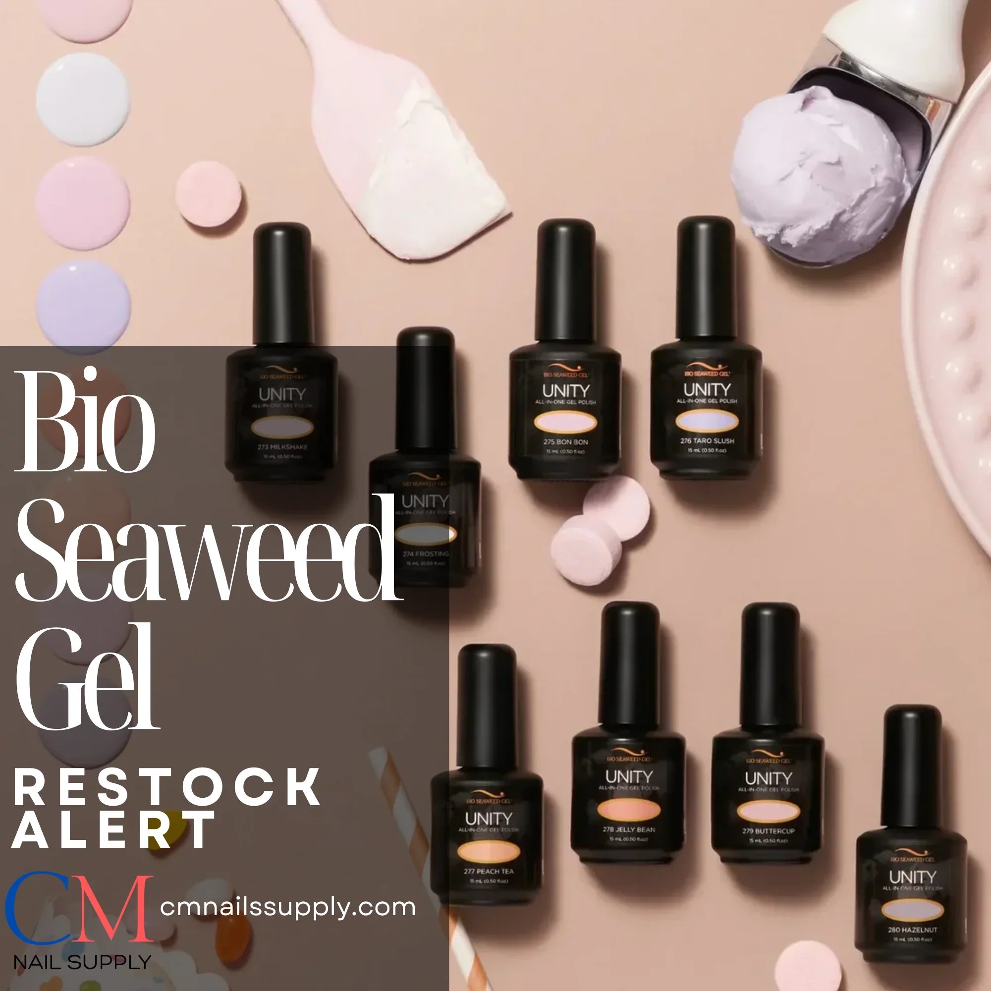 Bio Seaweed Gel Polish Colors | Full Shade Collection – CM Nails Supply
