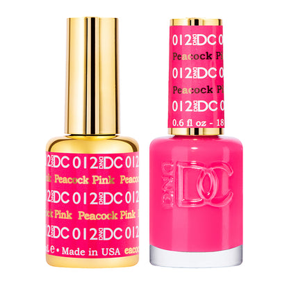 DC Peacock Pink #012 - Gel Polish & Lacquer Duo - CM Nails & Beauty Supply