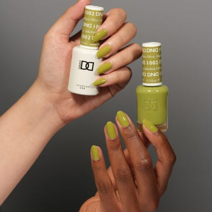 DND Jukebox Olive #1002 - Gel & Nail Lacquer Duo - CM Nails & Beauty Supply