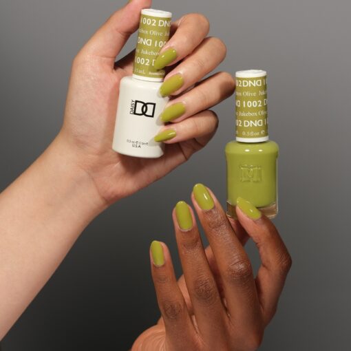 DND - Jukebox Olive #1002 Gel & Nail Lacquer Duo