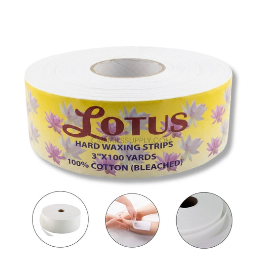 100% Cotton Natural Muslin Waxing Roll 3" x 100 Yards