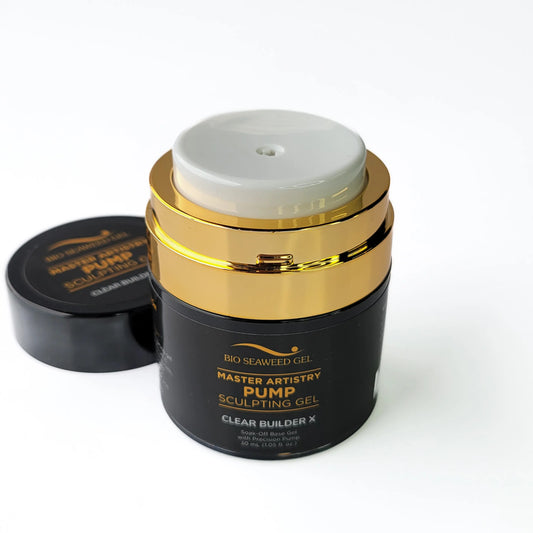 Bio Seaweed Master Artistry Pump Clear Builder X Sculpting Gel - CM Nails & Beauty Supply