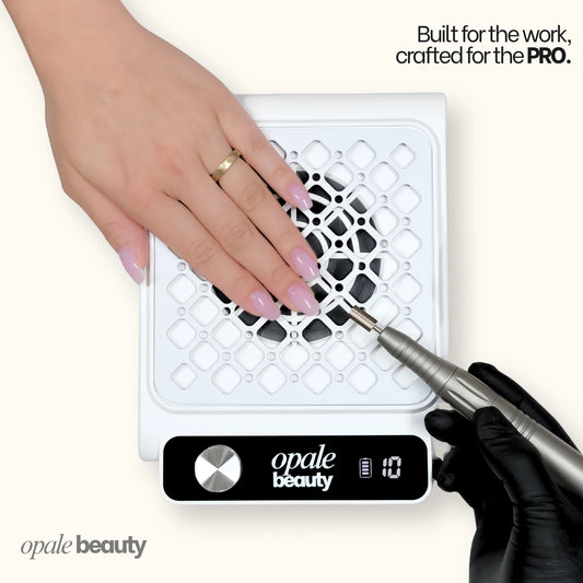 Opale Beauty Nail Dust Collector - Cordless Professional Desk Vacuum