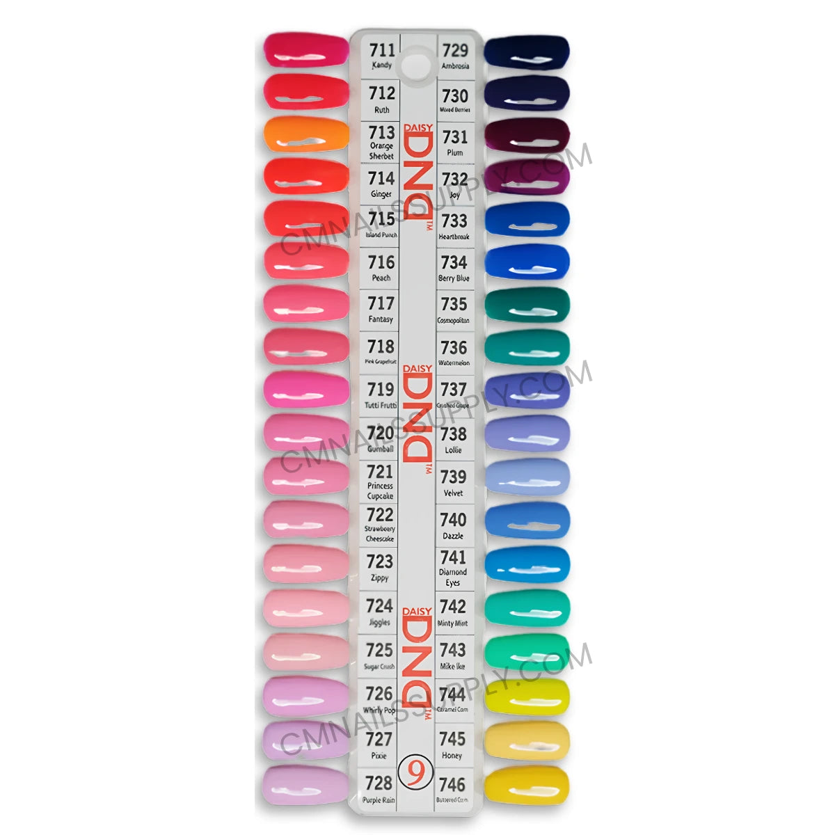 DND Gel Polish Set Collection #9 | 36 Gel & Lacquer Duo Shades (#711-746)