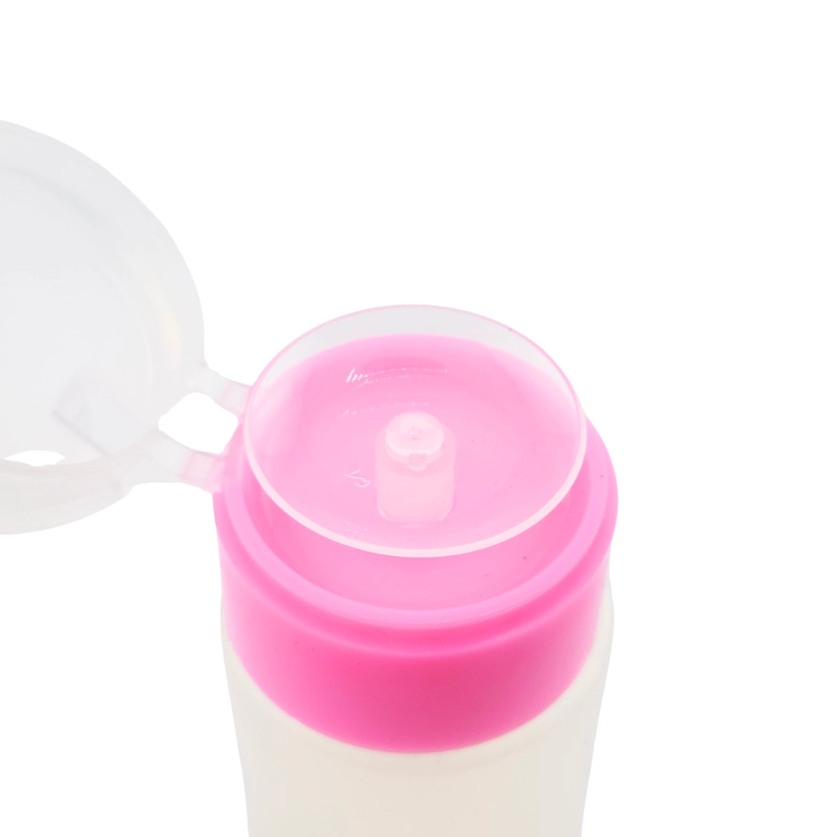 4 oz clear liquid pump bottle for nail salons and beauty professionals