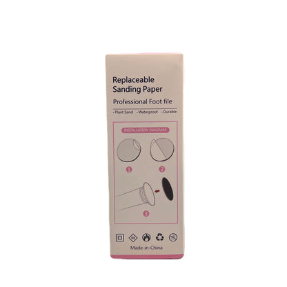 Replaceable Sanding Discs for Electric Callus Remover - 60 Pack | Self-Adhesive Refill Pads for Foot Care - CM Nails & Beauty Supply