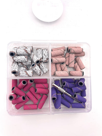 Mini Sanding Bands with Mini Mandrel Bit
