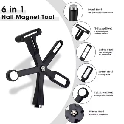 6-IN-1 Cat Eye Magnet for Gel Polish - CM Nails & Beauty Supply