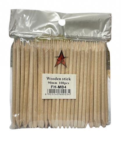 Wooden Manicure | Long Sticks | Short Stick ( Pack 100 Pcs)
