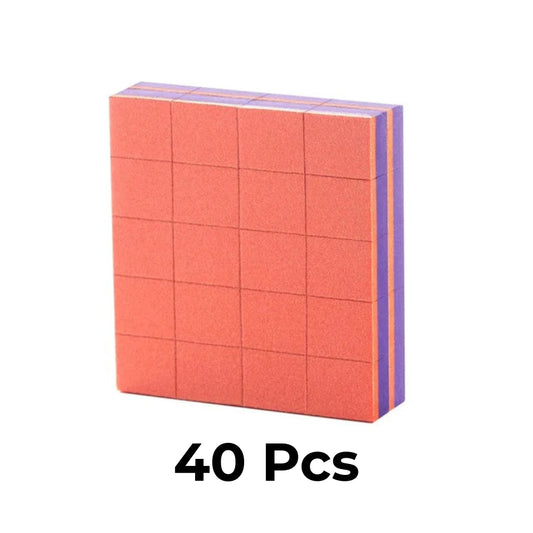 Mini Buffer with professional 80/80 dual grit on clean white background.
