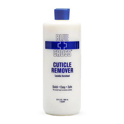 Blue Cross Cuticle Remover lanolin cuticle care bottle for nail prep