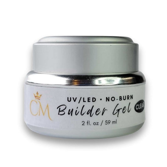 CM Builder Gel - No Heat, No Burn | Clear 2 oz LED/UV Gel - CM Nails & Beauty Supply