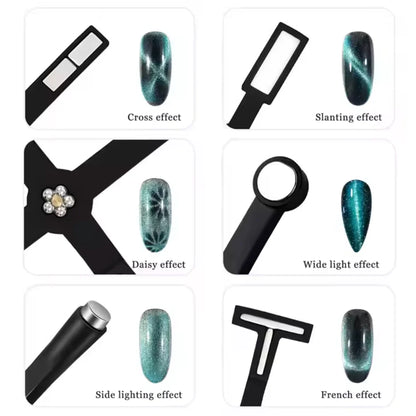 6-IN-1 Cat Eye Magnet for Gel Polish - CM Nails & Beauty Supply