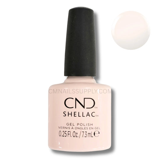 CND Shellac gel nail polish Bouquet (0.25 oz) in a pale pink shade, shown in a 0.25 fl.