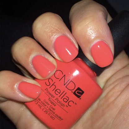 CND Shellac - Tropix manicure swatch cm nails supply canada