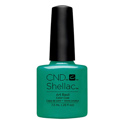 CND Shellac Art Basil 0.25 oz gel polish bottle