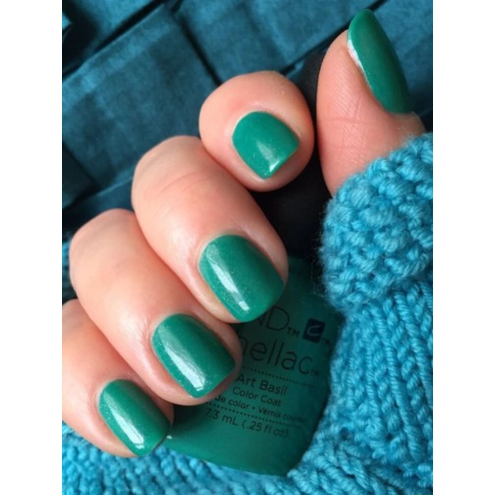 CND Shellac Art Basil 0.25 oz gel polish manicure