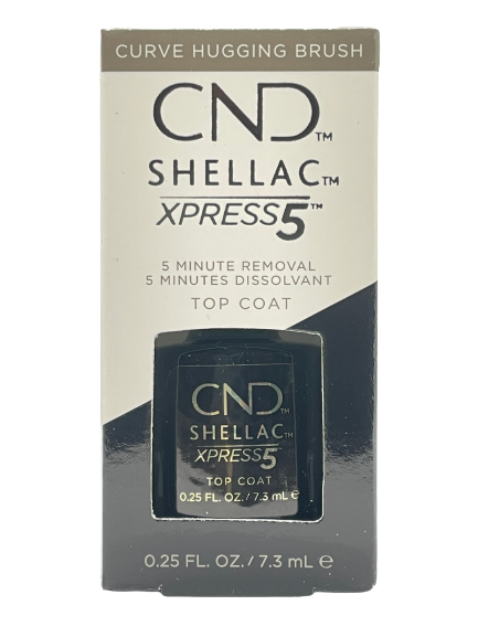CND Shellac Xpress 5 Top Coat | 0.25oz  - CM Nails & Beauty Supply