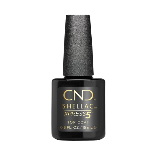 CND Shellac Xpress5 Top Coat 0.25 oz | Fast Removal Gel Top Coat Canada | CM Nails Supply