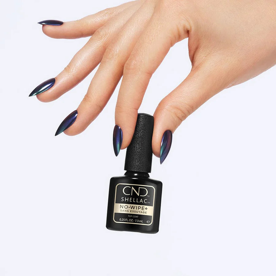 CND Shellac No Wipe+ Top Coat 12.5 ml – professional gel top coat for the CND Shellac system – shop online Canada | CM Nails Supply
