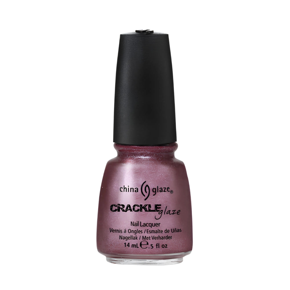 China Glaze Crackle Glaze Haute Metal 1046 nail polish bottle on a white background