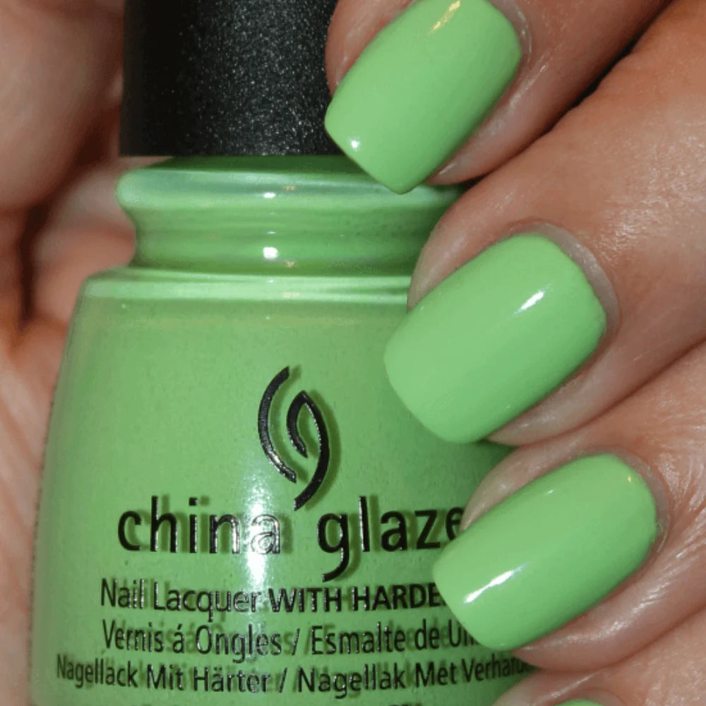 China Glaze Nail Polish #1009 In The Lime Light manicure