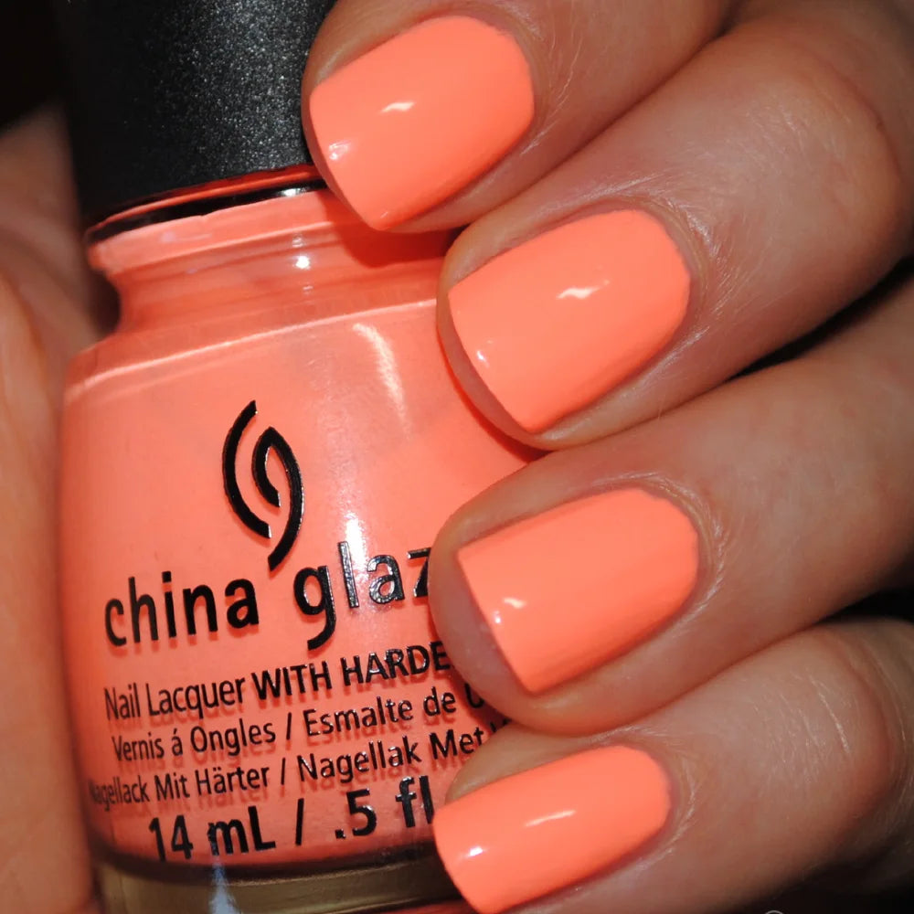 China Glaze Nail Polish #1211 Sun Of A Peach manicure