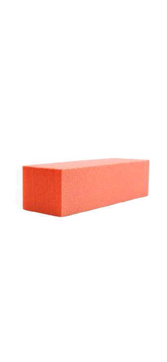Nail Buffer 3-Way Orange 100/100 Grit ( 10 pcs)