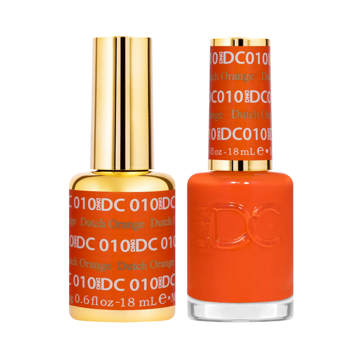 DC Dutch Orange #010 - Gel Polish & Lacquer Duo