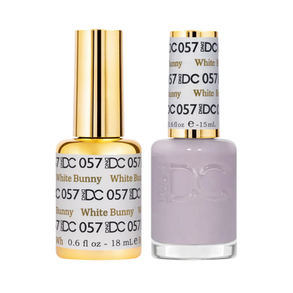 DC White Bunny #057 - Gel Polish & Lacquer Duo