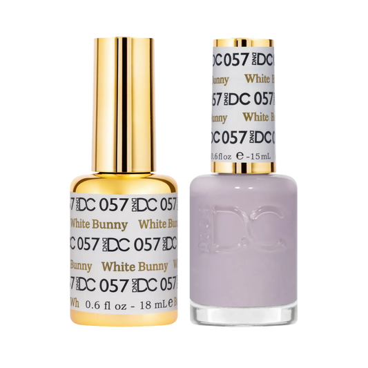 DC White Bunny #057 - Gel Polish & Lacquer Duo