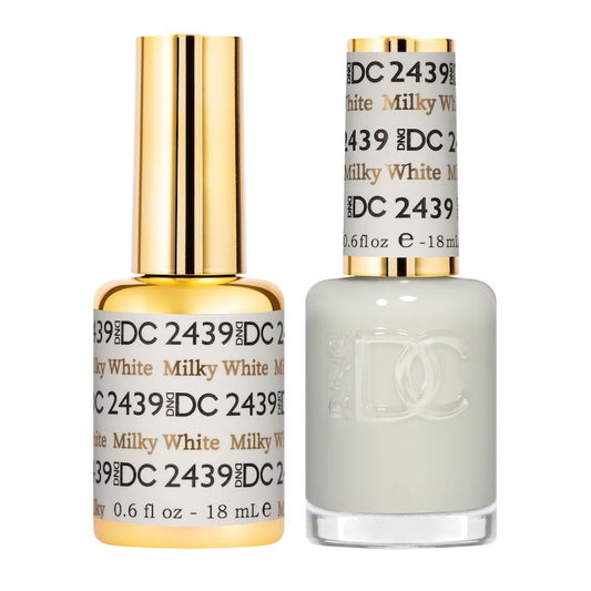 DC Milky White #2439 - Gel Polish & Lacquer Duo - CM Nails & Beauty Supply