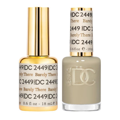 DC Barely There #2449 - Gel Polish & Lacquer Duo - CM Nails & Beauty Supply