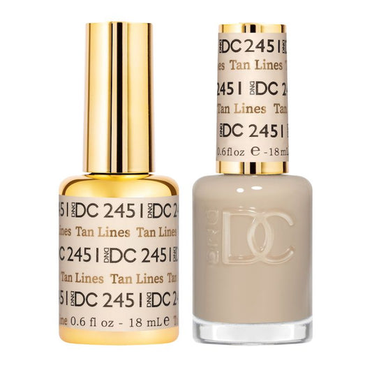 DC Tan Lines #2451 - Gel Polish & Lacquer Duo - CM Nails & Beauty Supply