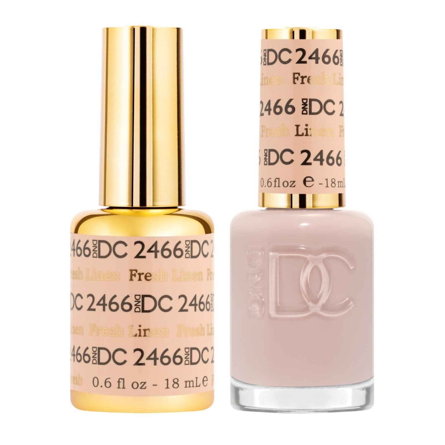 DC Fresh Linen #2466 - Gel Polish & Lacquer Duo - CM Nails & Beauty Supply