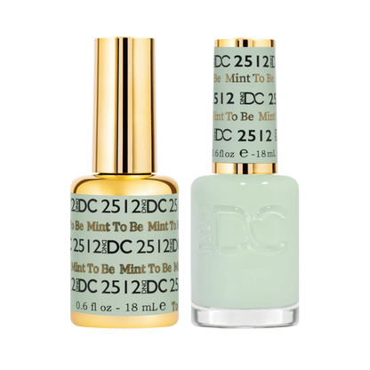 DC Mint To Be #2512 - Gel Polish & Lacquer Duo - CM Nails & Beauty Supply