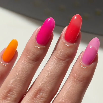 DND DC Jelly Gel Polish #006 Orange