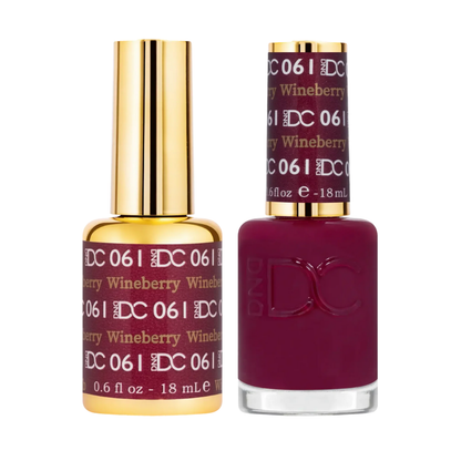 DC Wineberry #061 - Gel Polish & Lacquer Duo