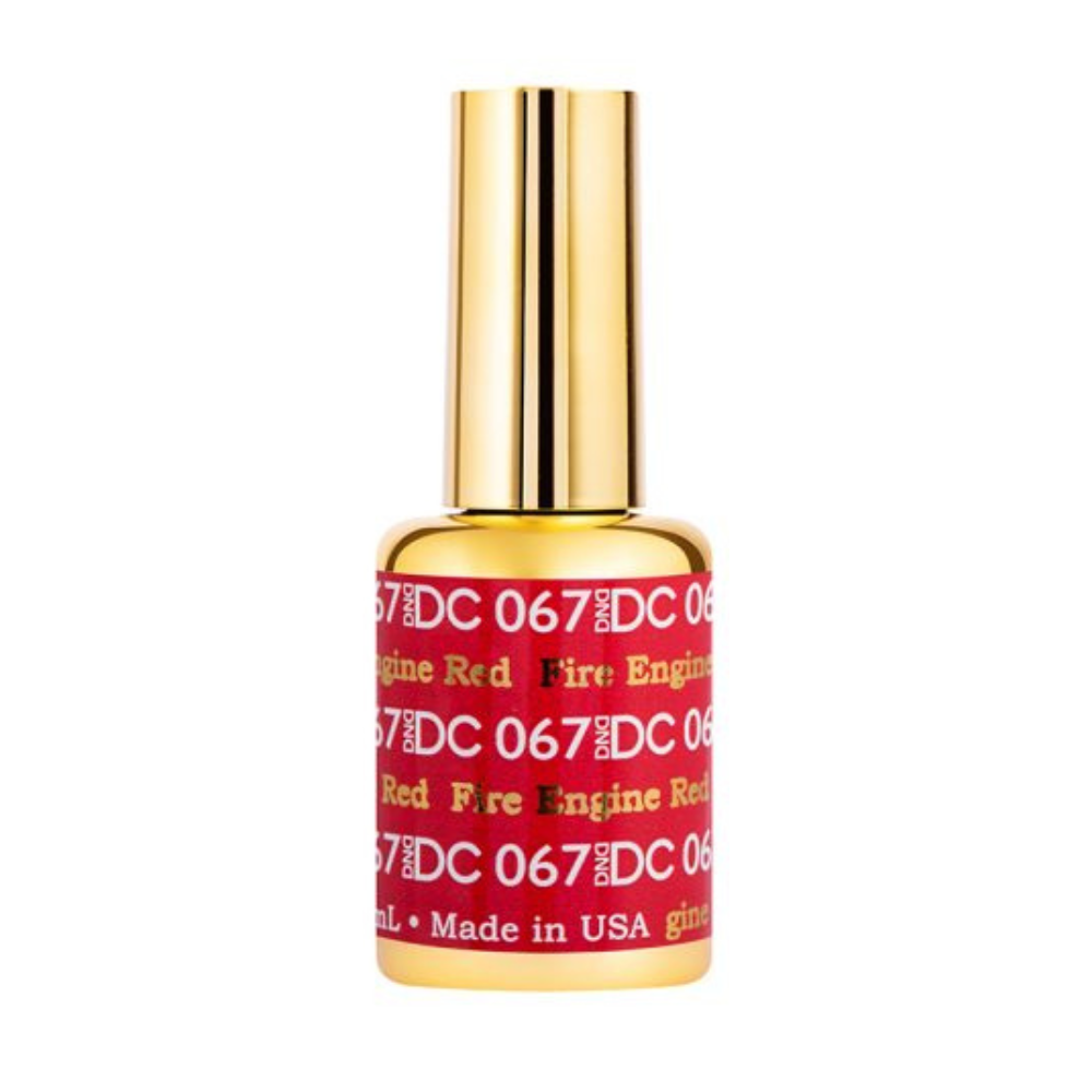 DC Fire Engine Red #067 - Gel Polish & Lacquer Duo