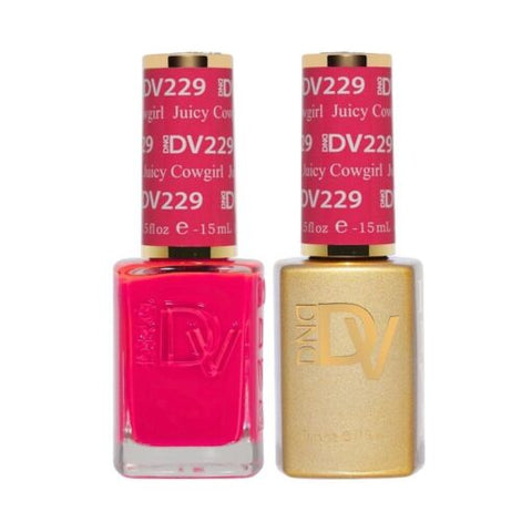 DND Duo Gel &  Lacquer Diva #229 Juicy Cowgirl